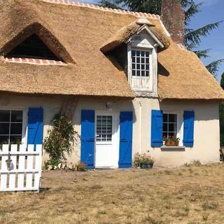 Chaumiere Avec Sa Toiture Recouverte De Chaume !!! Donnemain-Saint-Mames ภายนอก รูปภาพ
